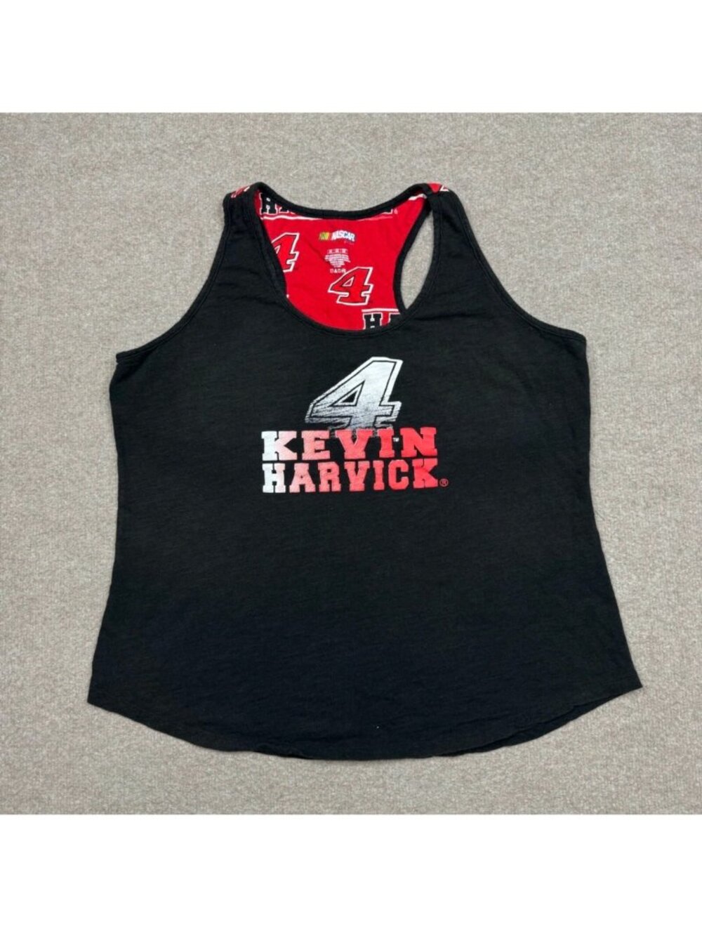 Nascar x Kevin Harvick Graphic Shirt Women's Size XXL Tank Top Racing Vintage